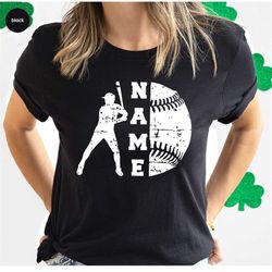 personalized baseball t-shirt, custom softball sweatshirt, personalized baseball gift, softball player gift, baseball pl