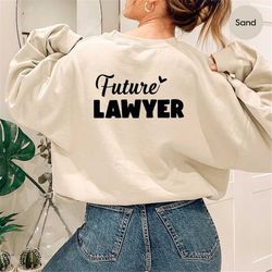 law student sweatshirt, groovy lawyer hoodie, cute law student gifts for her, law school graduation, long sleeve shirts,