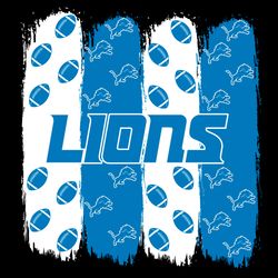 detroit lions football pattern svg