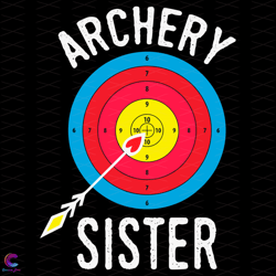 archery sister svg, trending svg, sister svg, archery svg, archery lovers, arche