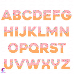 donut letters font svg, trending svg, donut svg, alphabet svg, donut alphabet sv
