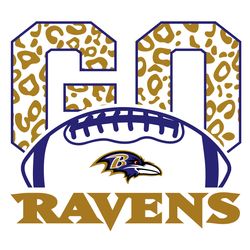 go baltimore ravens leopard svg