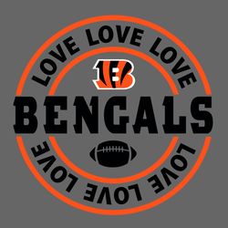 love cincinnati bengals svg