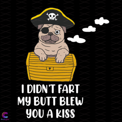 i didnt fart my butt blew you a kiss svg, trending svg, dog svg, bulldog svg, cu