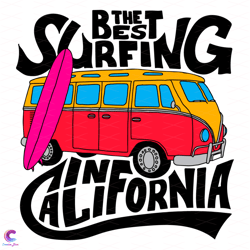 the best surfing in california svg, trending svg, surfing svg, vans svg, califor