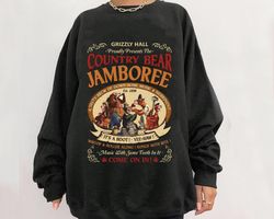 retro country bear jamboree sweatshirt, grizzly hall country bear jamboree, walt disn