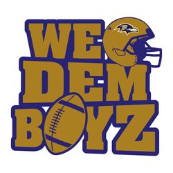 we dem boyz baltimore ravens svg