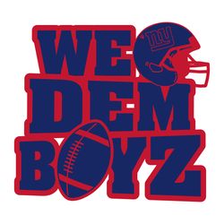 we dem boyz new york giants svg