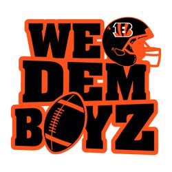 we dem boyz cincinnati bengals svg