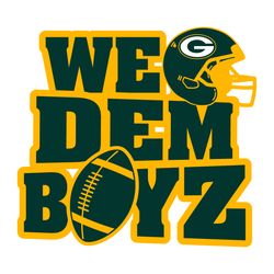 we dem boyz green bay packers svg