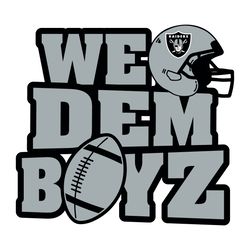 we dem boyz las vegas raiders svg