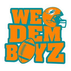 we dem boyz miami dolphins svg