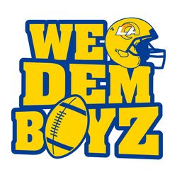 we dem boyz los angeles rams svg