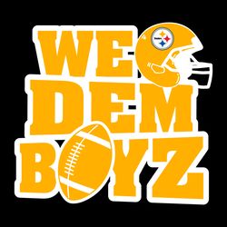 we dem boyz pittsburgh steelers svg