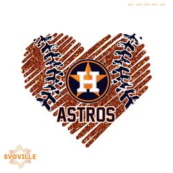houston astros heart baseball team png silhouette file