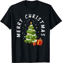 christmas tree merry christmas t-shirt