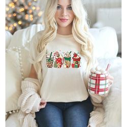 christmas coffee lovers comfort colors t-shirt