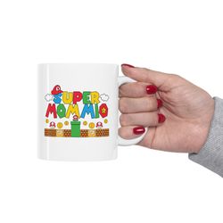 Super Mommio Mug, Funny Mom Mug, Mothers Day Gift Mama Mug, Gamer Mom Mug, Mom Coffee