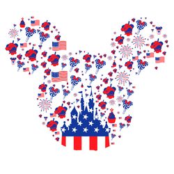 4th of july mickey mouse svg