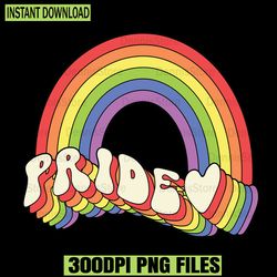 retro lgbtq rainbow pride sublimation png,pride png,lgbt png,lesbian png ,gay png,bisexual png,transgender png,queer png