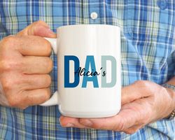 personalized dad mug, fathers day mug, gift for dad, custom gift for dad, fathers day