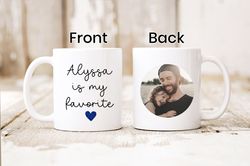 personalized daddy mug, custom dad mug, photo gift daddy, fathers day gift, fathers d