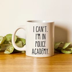 police academy graduation gift, police academy mug, new law officer gift, congratulat