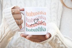 babushka mug babushka gifts birthday gift for baba christmas gift for new babushka fa