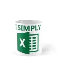 I Simply Excel Great Gift For Spreadsheet Lover Wo