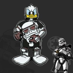 Star Wars Stormtrooper Enamel Brooch Darth Vader Donald Duck Lapel Pin Backpack Accessories Badge