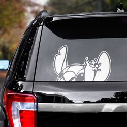 lilo and stitch sticker, lilo and stitch decal for car, movie sticker, movie sticker for car, movie decal