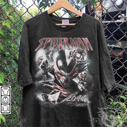 spidey 2099 movie shirt, retro spider-man vintage 90s y2k, black spider verse 2099 miguel o hara gift for fan unisex hoo