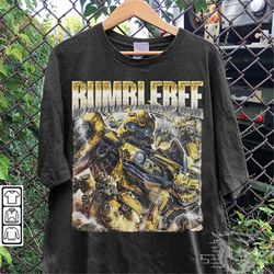 bumblebee movie shirt, bumblebee autobot 90s y2k vintage retro bootleg, bumblebee transformers rise of the beasts tee gi