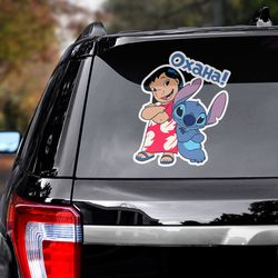 movie decal, lilo and stitch sticker, lilo and stitch decal for car, movie sticker, movie sticker for car