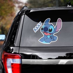 movie sticker, lilo and stitch sticker, lilo and stitch decal for car, movie sticker for car, movie decal