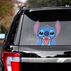 movie sticker for car, lilo and stitch sticker, lilo and stitch decal for car, movie sticker, movie decal