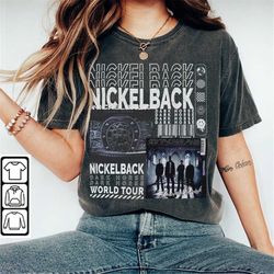 nickelback music shirt, 90s y2k merch vintage rock nickelback get rollin' tour 2023 tickets album dark horse tee l106m