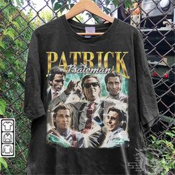 patrick bateman psycho movie shirt, 90s y2k vintage retro style sweatshirt, patrick bateman horror movie bootleg gift fo