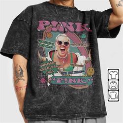 pink music shirt, trustfall album vintage graphic y2k 90s, summer carnival tour 2023 gift for fan unisex shirt hot1105ct