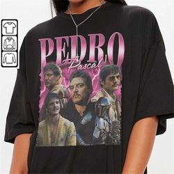 actor pedro pascal shirt v18, pedro pascal narcos sweatshirt, pedro pascal vintage 90s retro gift for fans unisex hoodie