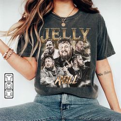 jelly roll music shirt, jelly roll 90s y2k vintage retro bootleg style, jelly roll backroad baptism tour 2023 unisex gif