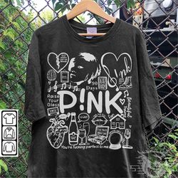 pink doodle art shirt, vintage pink trustfall merch album lyrics sweatshirt hoodie, retro pink tour 2023 tattoo l706