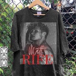 matt rife music shirt, sweatshirt y2k 90s merch vintage matt rife problemattic tour 2023 tickets graphic tee v1 l806m