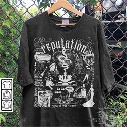 taylor swift music shirt, sweatshirt y2k vintage merch taylor swift eras tour 2023 album reputation graphic tee unisex g