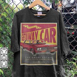 taylor swift music shirt, sweatshirt y2k vintage merch taylor swift eras tour 2023 album getaway car graphic tee unisex