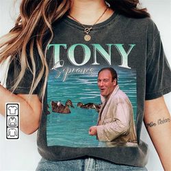 funny ducks the sopranos movie shirt, sopranos 90s y2k vintage retro bootleg, tony soprano tv series graphic tee gift fo