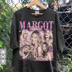 margot robbie movie shirt, margot robbie 2023 vintage retro 90s style v2, margot robbie ms baby graphic tee unisex gift