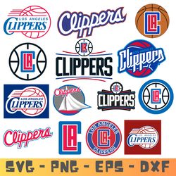 la clippers 2023 nba svg graphic designs files - los angeles clippers svg, png, dxf, eps - instant download