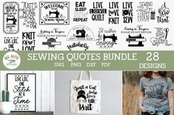 Sewing Knitting Quotes Bundle SVG Sewing Knitting Quotes Bundle SVG