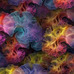 neurons firing 24 seamless tileable repeating pattern